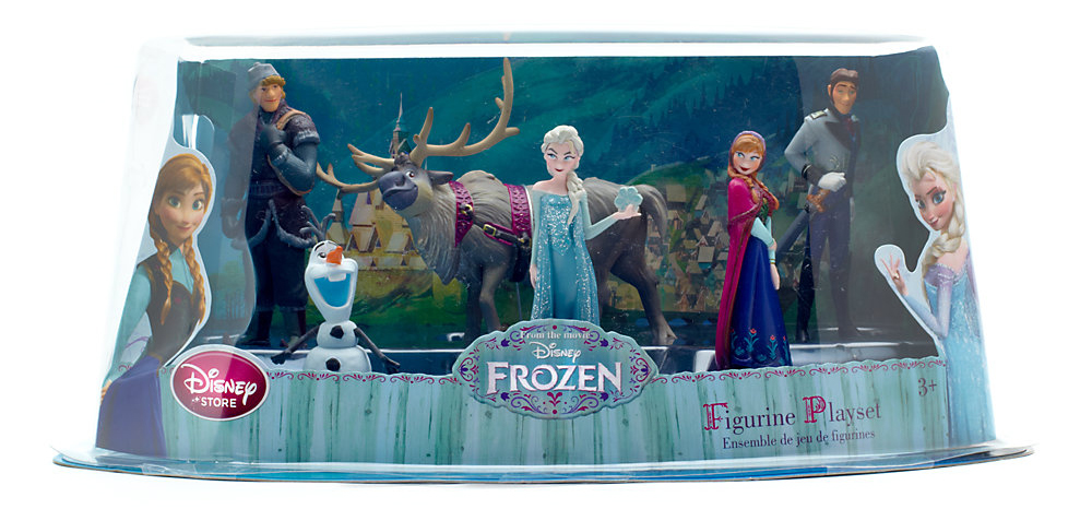Figuras PVC de Frozen Disney Store caja
