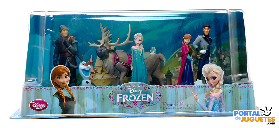 Figuras PVC de Frozen Disney Store caja nueva edicion