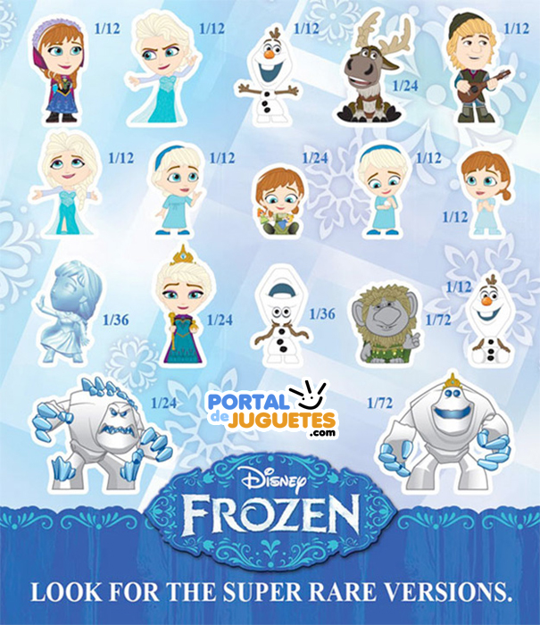 Mini Figuras Frozen Funko coleccion completa dibujos